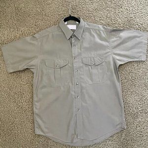 VTG C.C. Filson Co. Seattle Short Sleeve Button Down Outdoor Shirt, L